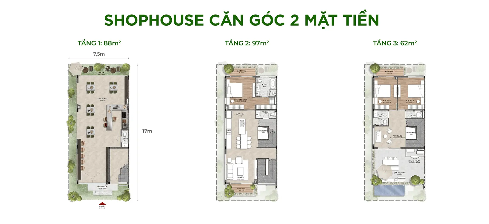 Layout thiết kế Shophouse Căn Góc 2 Mặt Tiền phân khu Sky Retreat thuộc dự án Eco Retreat Layout thiết kế Shophouse Căn Góc 2 Mặt Tiền phân khu Sky Retreat thuộc dự án Eco Retreat