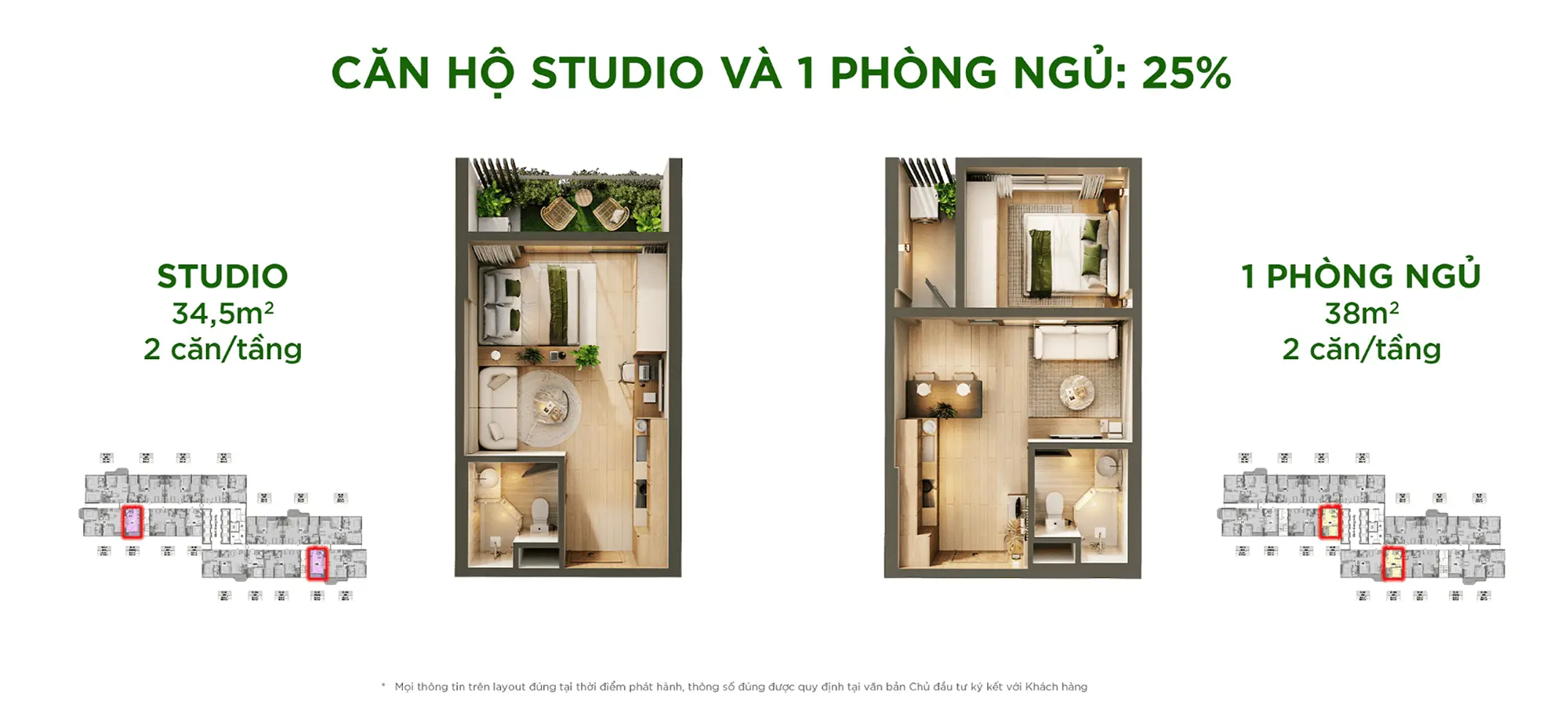 Layout thiết kế căn hộ Studio và 1 Phòng Ngủ tại Sky Retreat Residences, phân khu Sky Retreat Layout thiết kế căn hộ Studio và 1 Phòng Ngủ tại Sky Retreat Residences, phân khu Sky Retreat