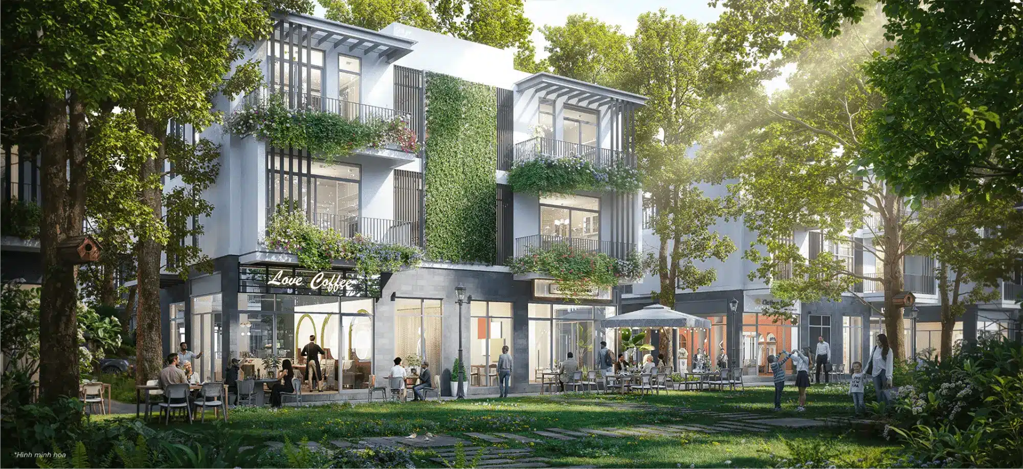 Phối cảnh sản phẩm Shop Villa Song Lập phân khu Sky Retreat thuộc dự án Eco Retreat Phối cảnh sản phẩm Shop Villa Song Lập phân khu Sky Retreat thuộc dự án Eco Retreat