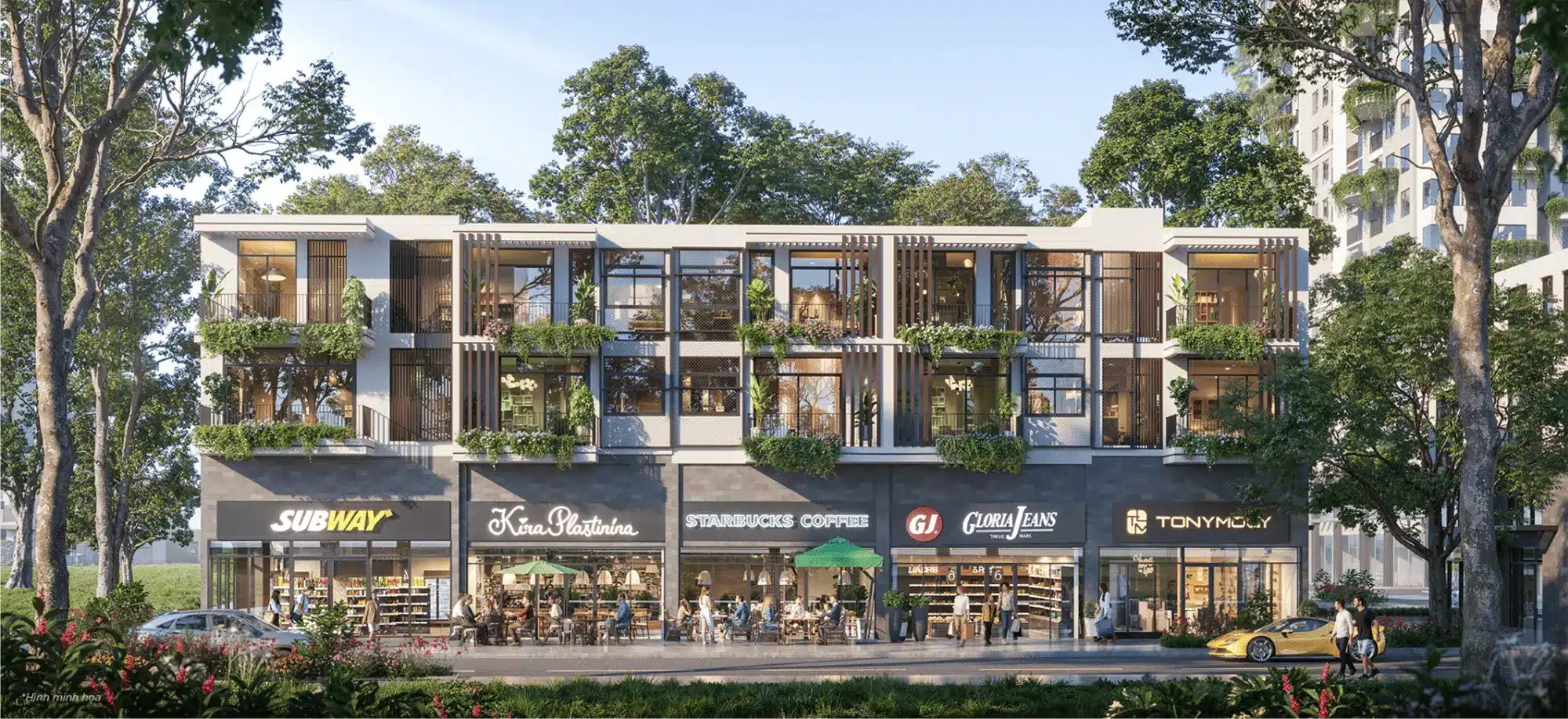 Phối cảnh sản phẩm Shophouse phân khu Sky Retreat thuộc dự án Eco Retreat Phối cảnh sản phẩm Shophouse phân khu Sky Retreat thuộc dự án Eco Retreat