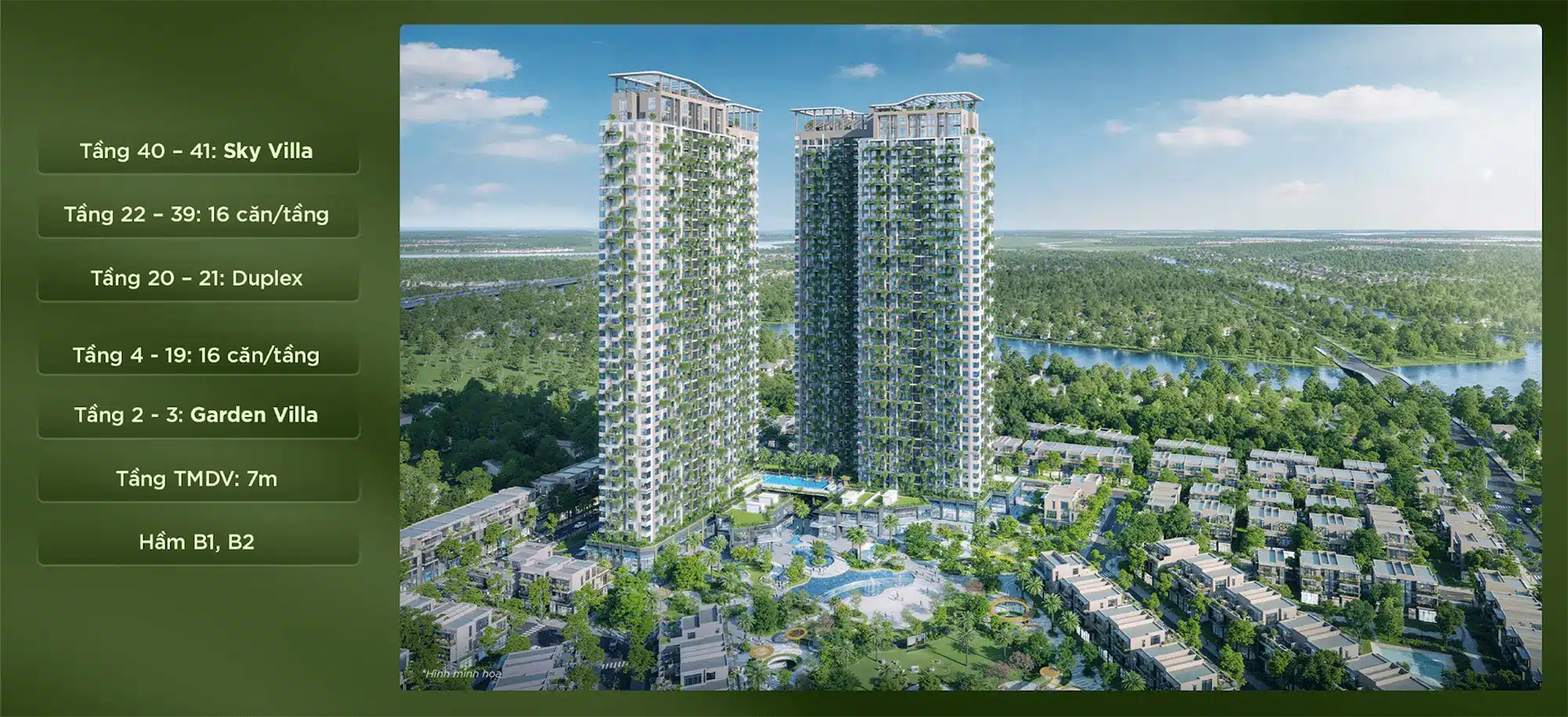 Sky Retreat Residences Biểu tượng cao tầng 2025 với 2 tòa tháp đôi 41 tầng, 1170 căn hộ giữa rừng retreat xanh mướt Sky Retreat Residences Biểu tượng cao tầng 2025 với 2 tòa tháp đôi 41 tầng, 1170 căn hộ giữa rừng retreat xanh mướt