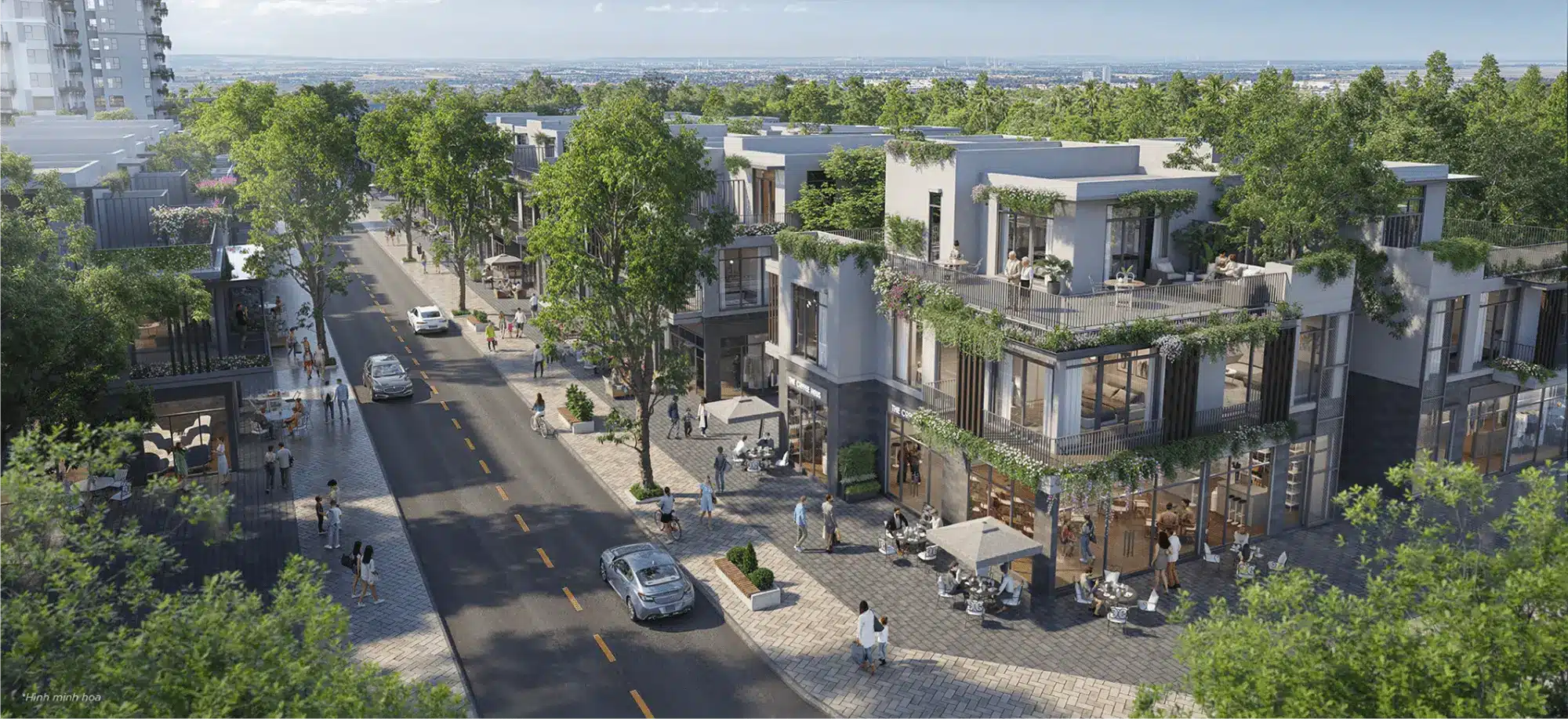 Town Villa Nhà phố thương mại 3 tầng với thiết kế vườn trên mái, tạo nên không gian sống và kinh doanh lý tưởng giữa rừng xanh Town Villa Nhà phố thương mại 3 tầng với thiết kế vườn trên mái, tạo nên không gian sống và kinh doanh lý tưởng giữa rừng xanh