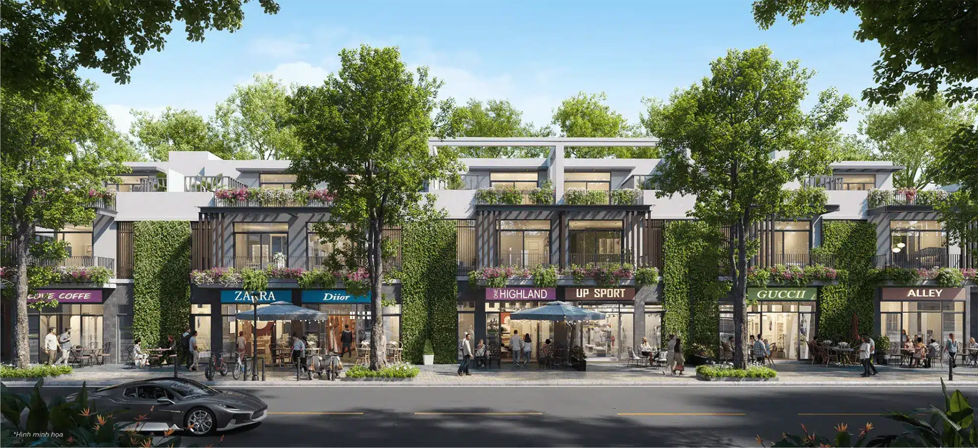 Town Villa quy tụ thương hiệu đẳng cấp Zara, Dior, Highland Coffee, tạo nên tuyến phố thời trang – F&B sầm uất nhất Ecopark Town Villa quy tụ thương hiệu đẳng cấp Zara, Dior, Highland Coffee, tạo nên tuyến phố thời trang - F&B sầm uất nhất Ecopark