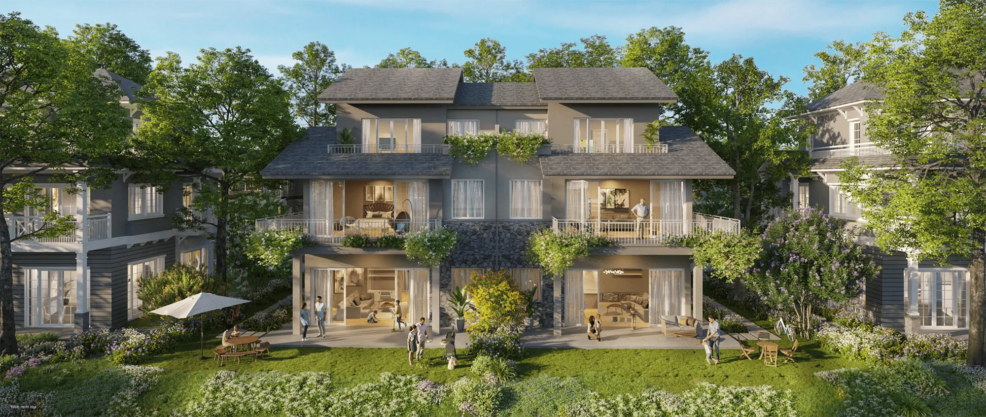 Kết hợp kinh doanh tầng trệt và sinh hoạt gia đình, Shop Villa Đảo với 12,8x16m tối ưu hóa công năng sử dụng Kết hợp kinh doanh tầng trệt và sinh hoạt gia đình, Shop Villa Đảo với 12,8x16m tối ưu hóa công năng sử dụng